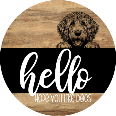 Dog Door Hanger, Hello Brought Treats Door Hanger, DCO-01975-DH, 18